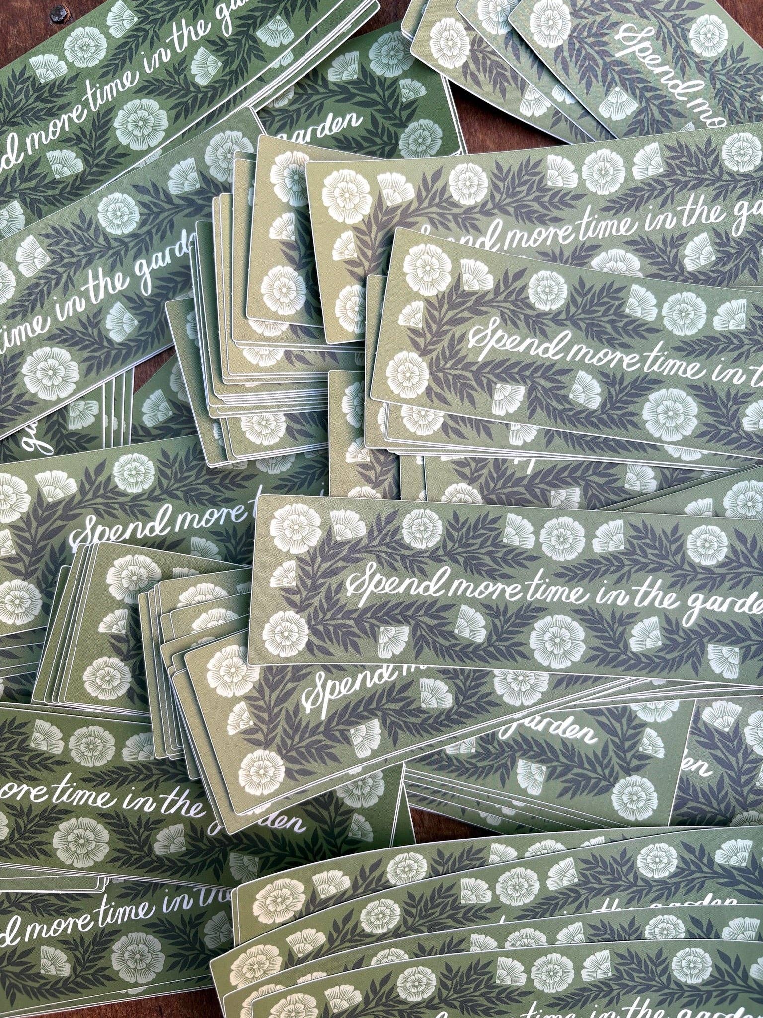 Katharine Watson - "Spend More Time in the Garden" Sticker