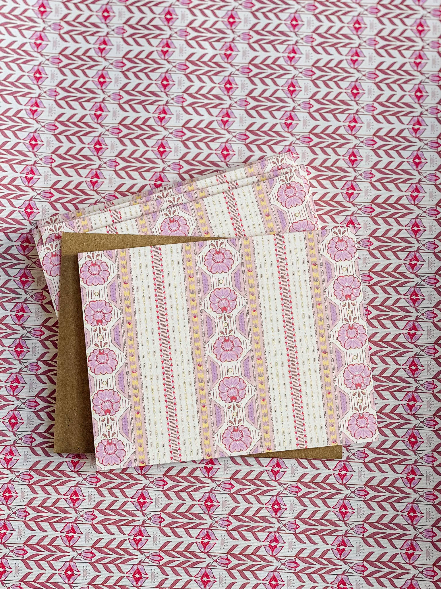re:mused studio - Le Folk A2 Greeting Card