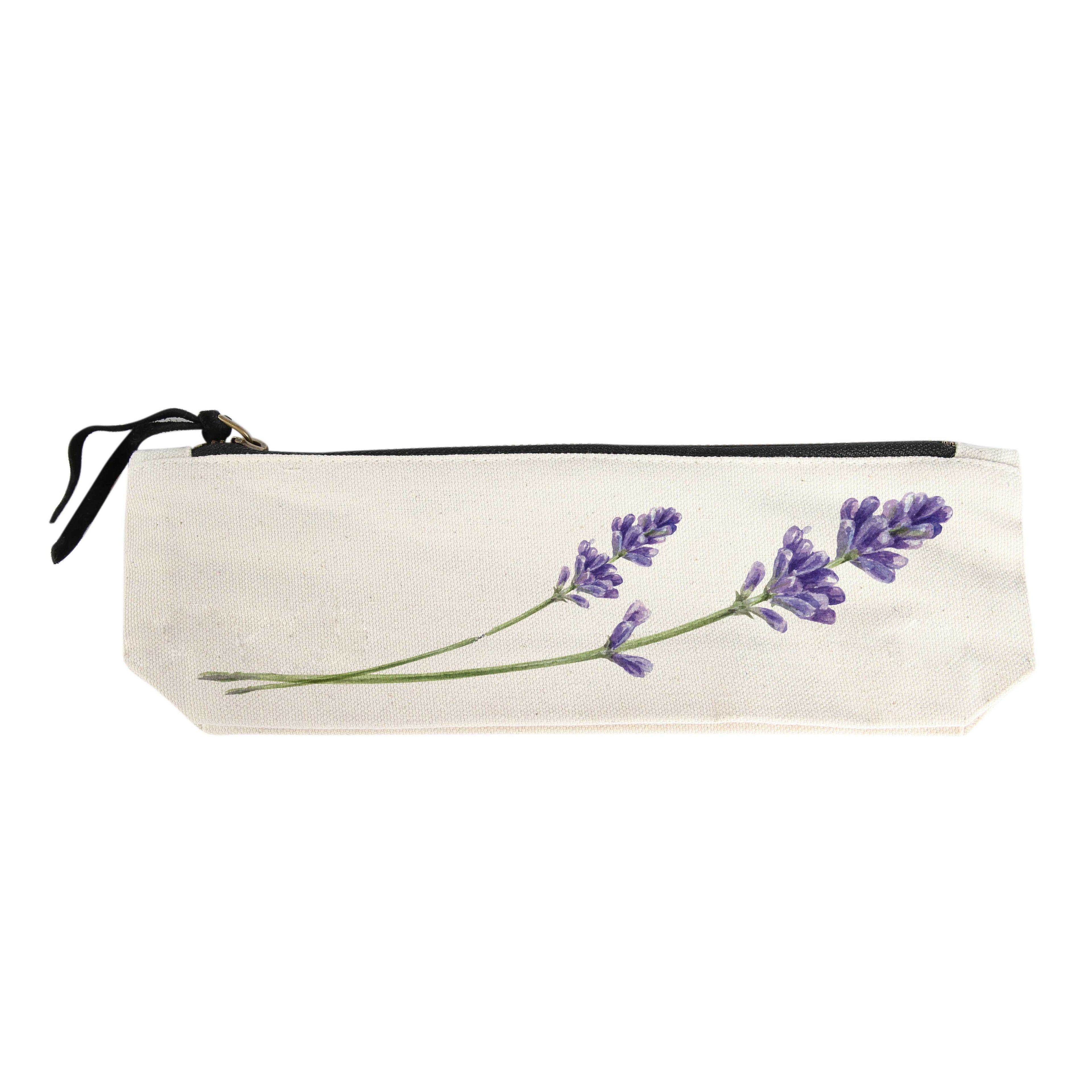 Potluck Press - Lavender Double Sprigs Pencil Pouch
