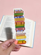 Bloomwolf Studio - Stack of Books Die Cut Bookmark