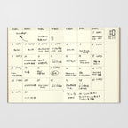 Travelers Company - P06 Passport Size Refill Free Diary Monthly