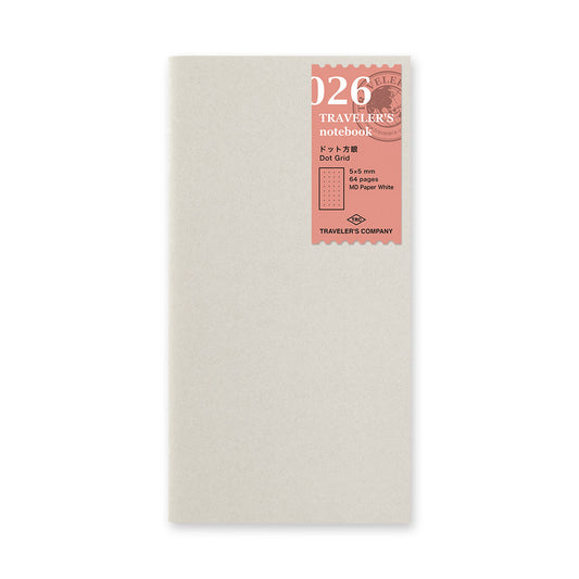 Travelers Company, Notebook Insert, Regular Size, Dot Grid