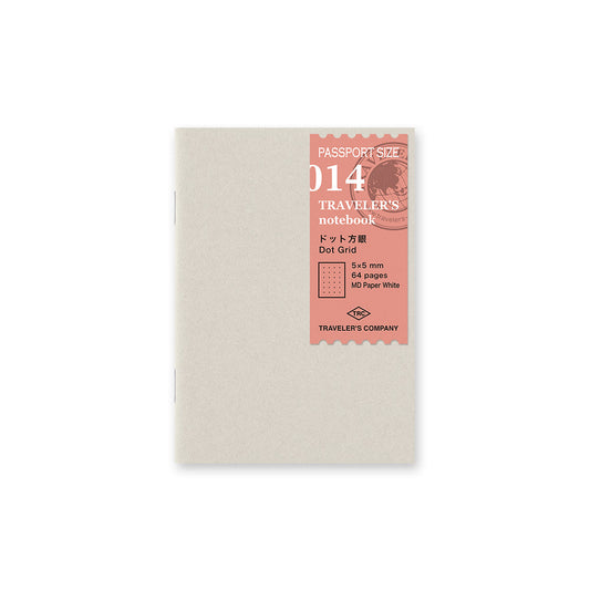 Travelers Company, Notebook Insert, Passport Size, Dot Grid