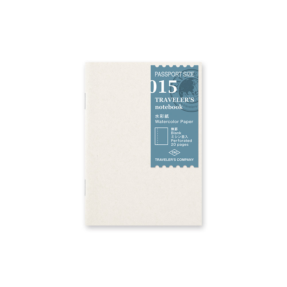 Traveler's Company Notebook 015 Watercolor Paper (Passport Size)