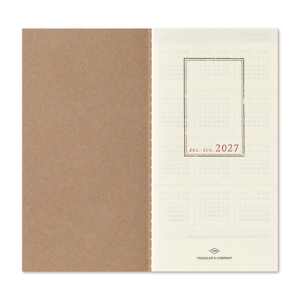 Traveler's Company 2027 Weekly + Memo - Regular Size