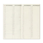 Traveler's Company 2027 Weekly + Memo - Regular Size