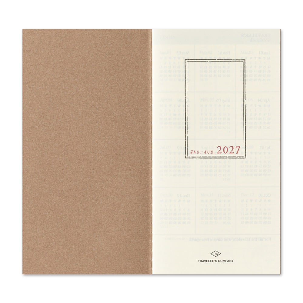 Traveler's Company 2027 Weekly Vertical - Regular Size (Copy)