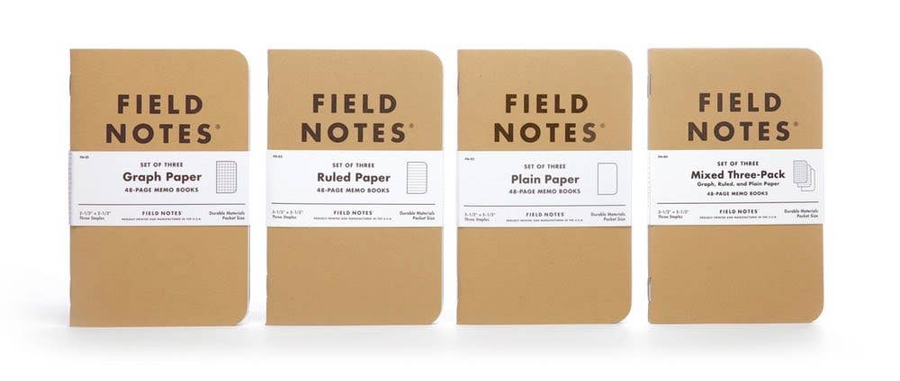 Field Notes - Original Kraft 3-Packs: Graph