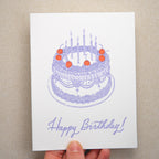 Kindred Letterpress - Birthday Cake Card