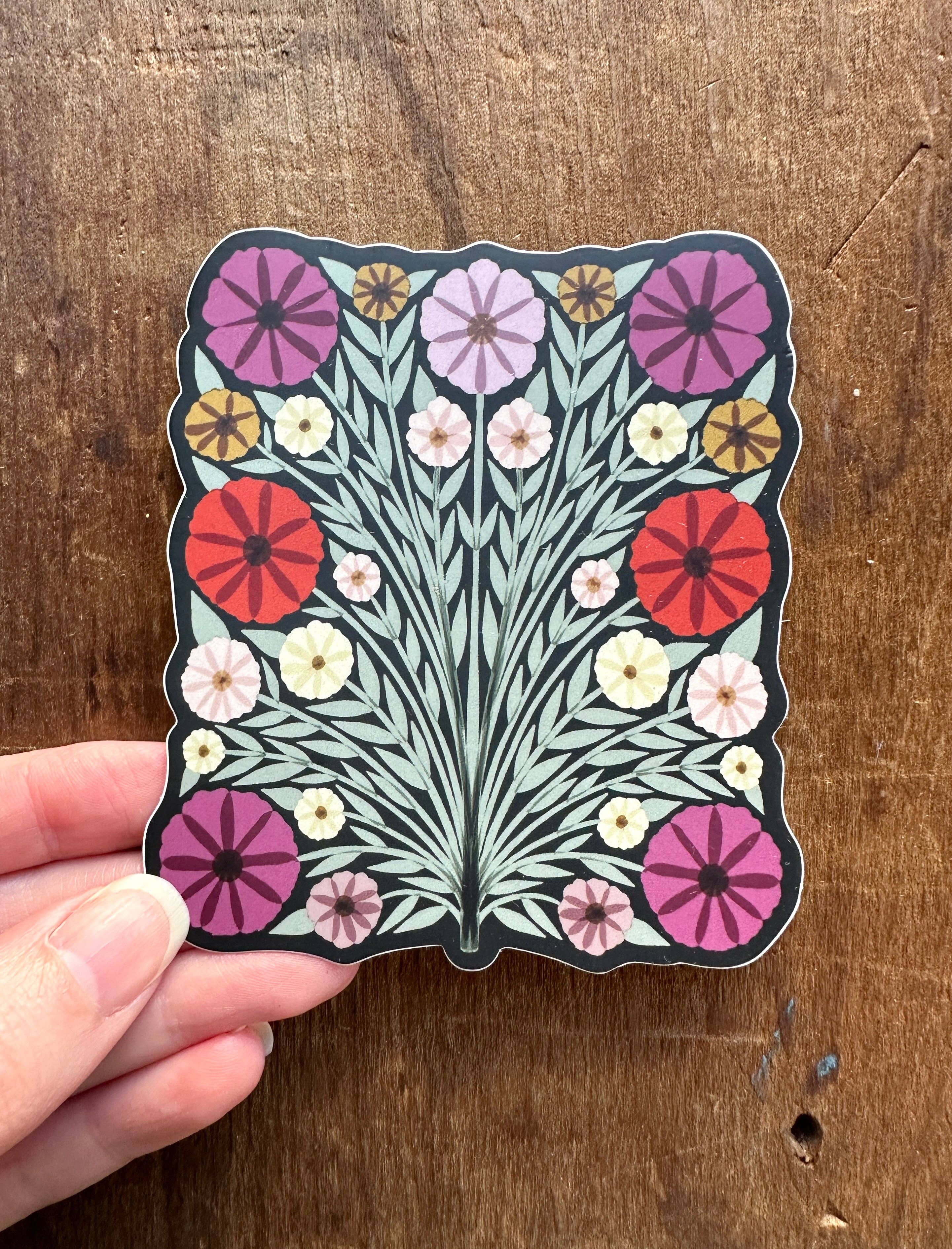 Katharine Watson - Floral Vinyl Sticker