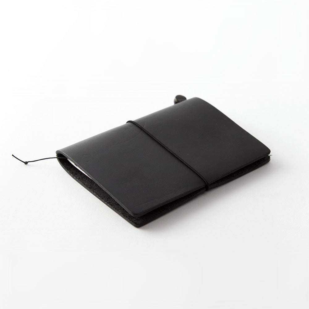 Traveler's Company, Notebook Cover, Passport Size, Black