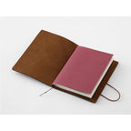 Traveler's Company, Notebook Cover, Passport Size, Brown