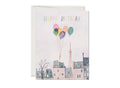 Red Cap Cards - Paris Balloons Birthday Greeting Card