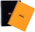 Rhodia Spiral Notebook 9 x 11.75: Black Lined w/ Margin / 9" x 11.75"