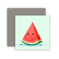 The Little Red House - Watermelon Mini Card