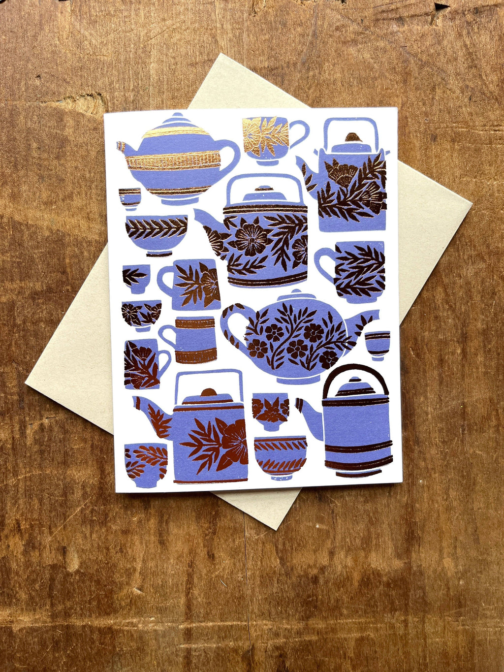 Katharine Watson - Tea Set Greeting Card