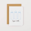 ILOOTPAPERIE - Poppin' Bottles Baby Congratulations Greeting Card: 4.25" x 5.5"