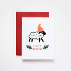 ILOOTPAPERIE - Fleece (Feliz) Navidad Greeting Card: 4.25" x 5.5"