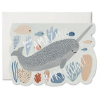 Red Cap Cards - Narwhal Birthday Greeting Card