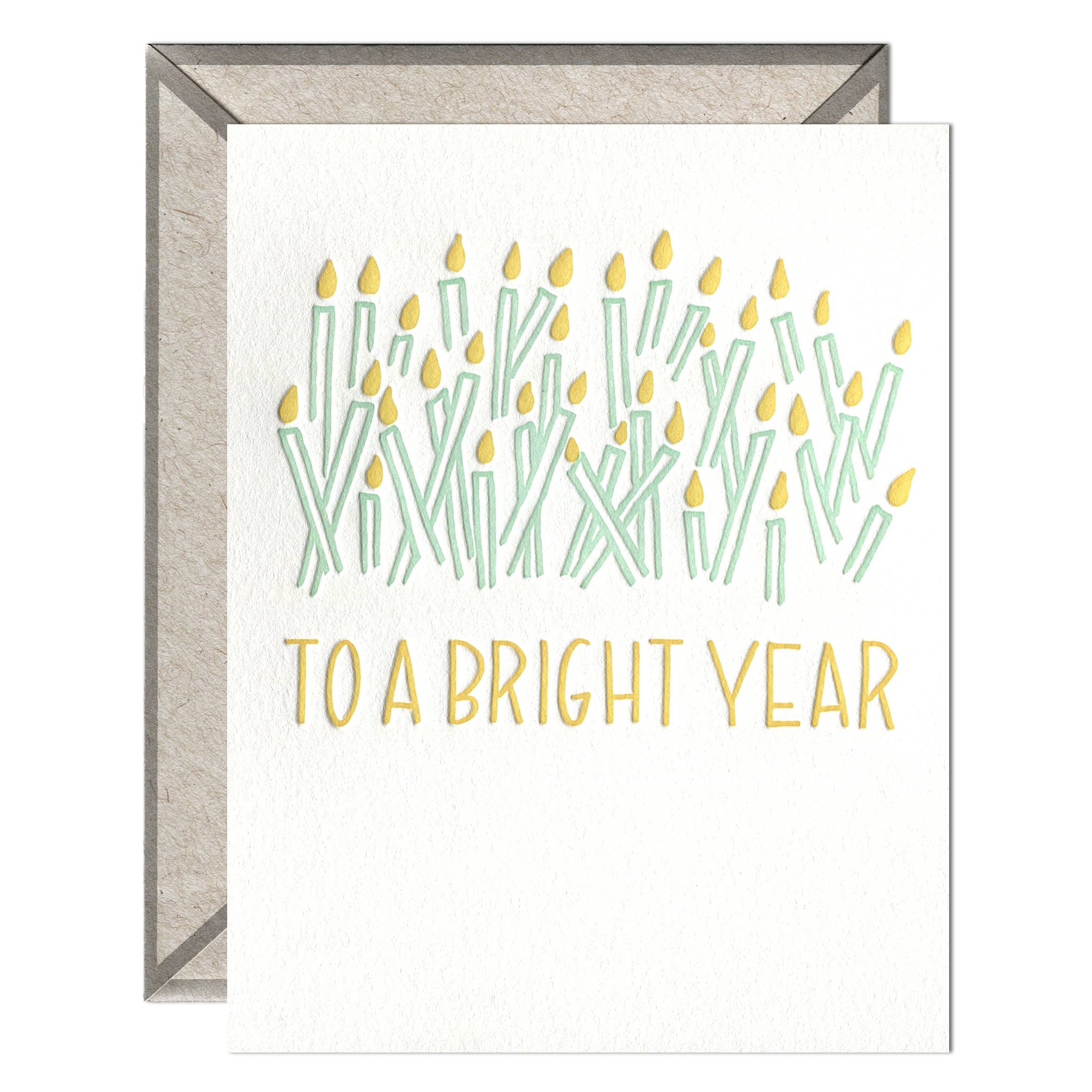 INK MEETS PAPER - To A Bright Year - Birthday card