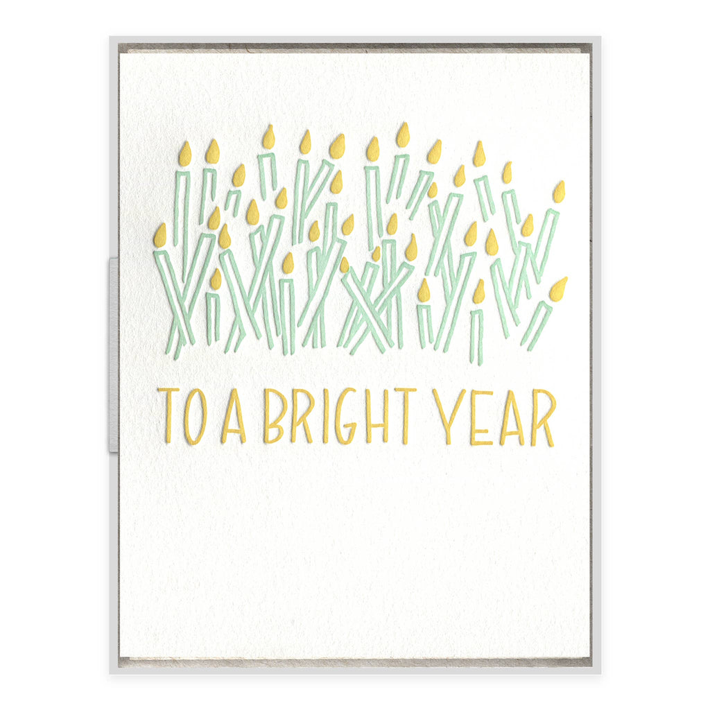 INK MEETS PAPER - To A Bright Year - Birthday card