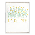 INK MEETS PAPER - To A Bright Year - Birthday card