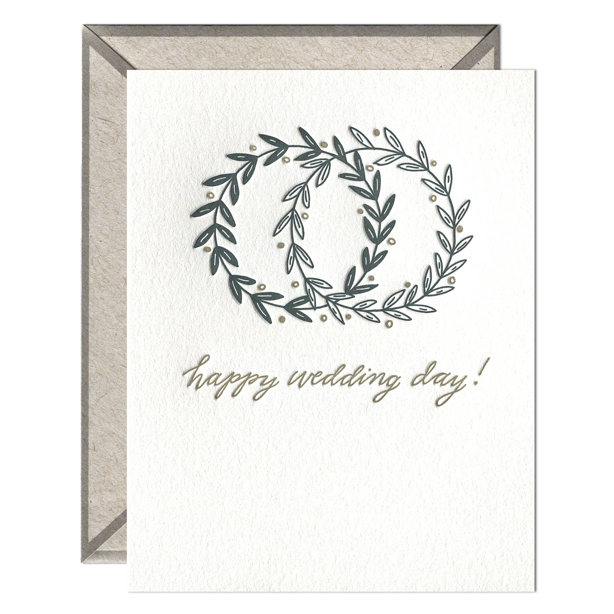 INK MEETS PAPER - Happy Wedding Day card