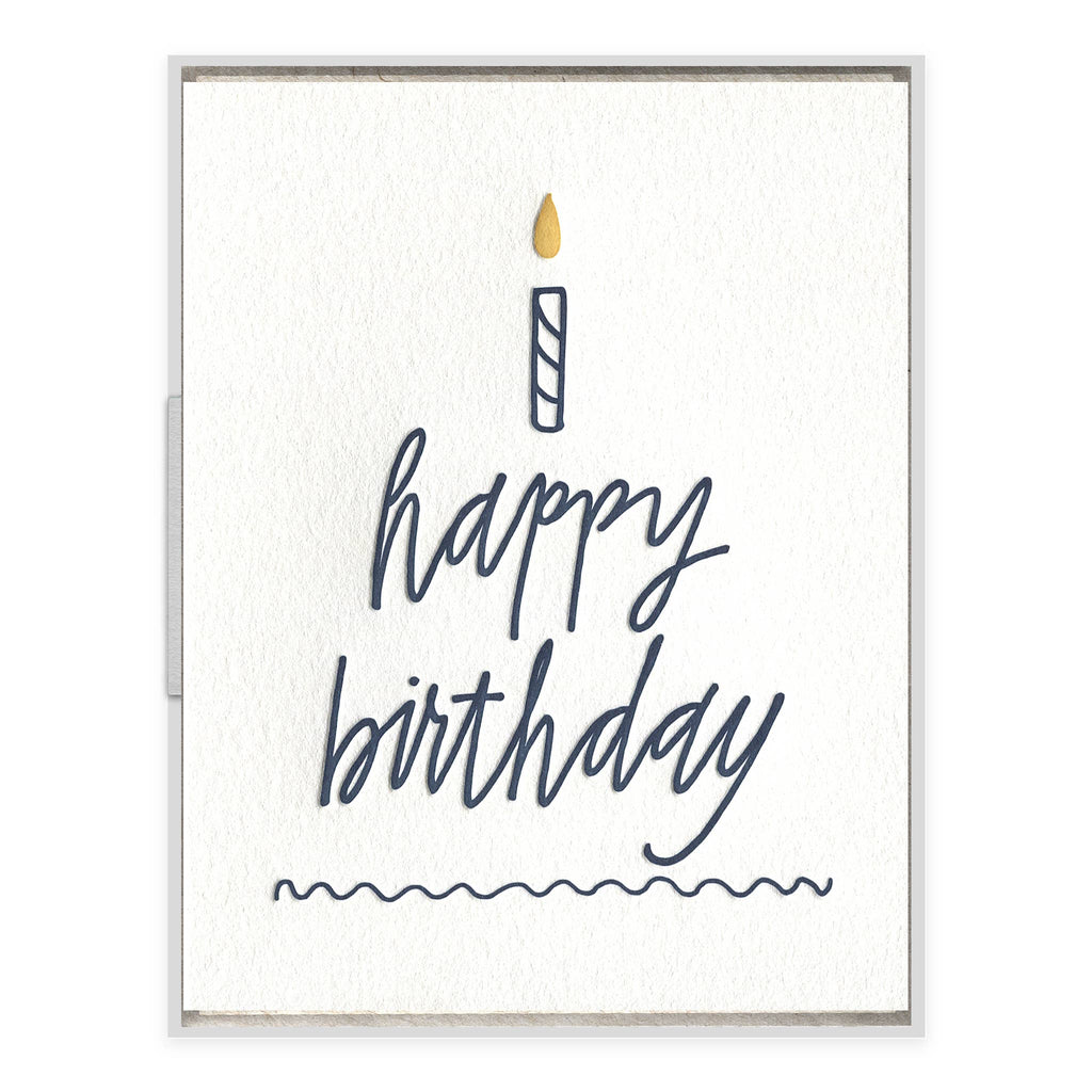 INK MEETS PAPER - Happy Birthday Cake - Birthday card