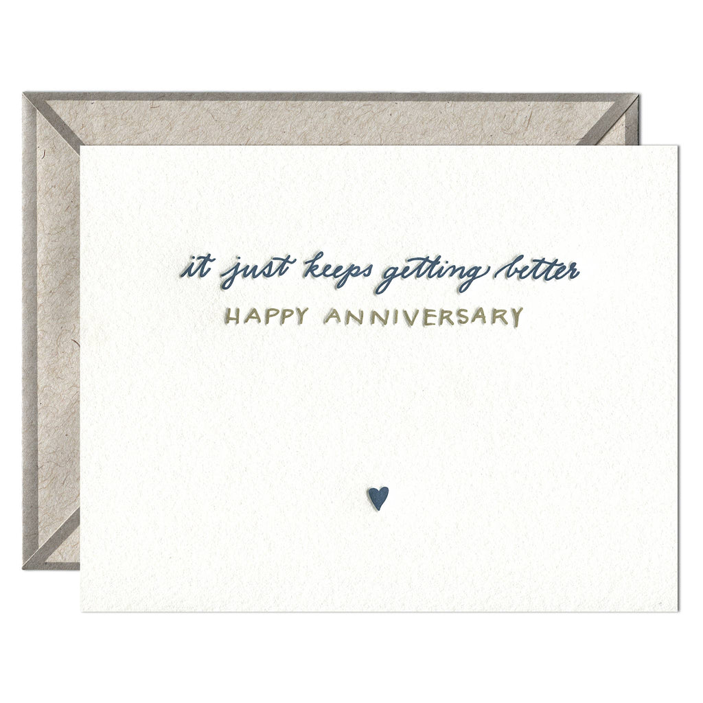 INK MEETS PAPER - Happy Anniversary card