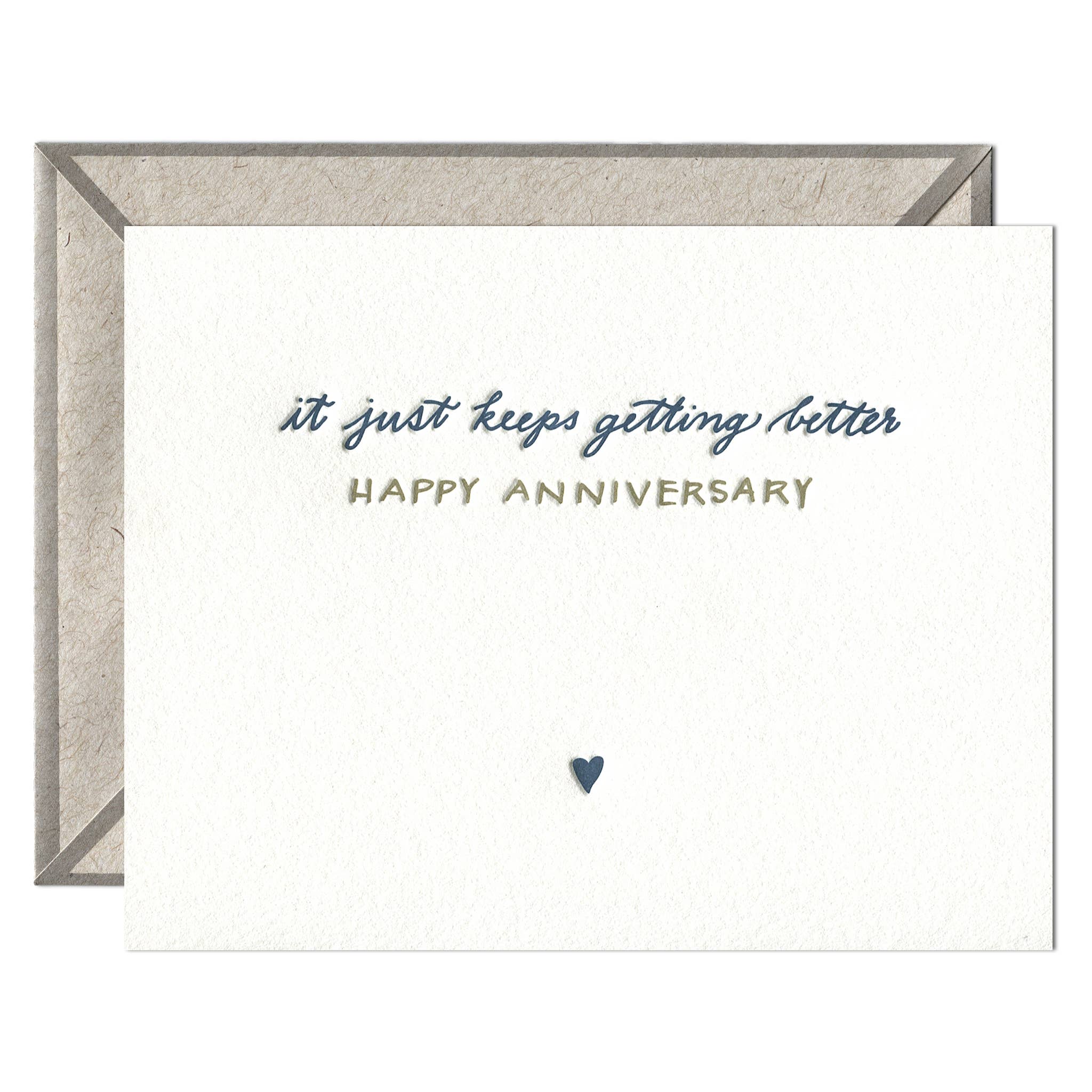 INK MEETS PAPER - Happy Anniversary card