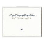 INK MEETS PAPER - Happy Anniversary card