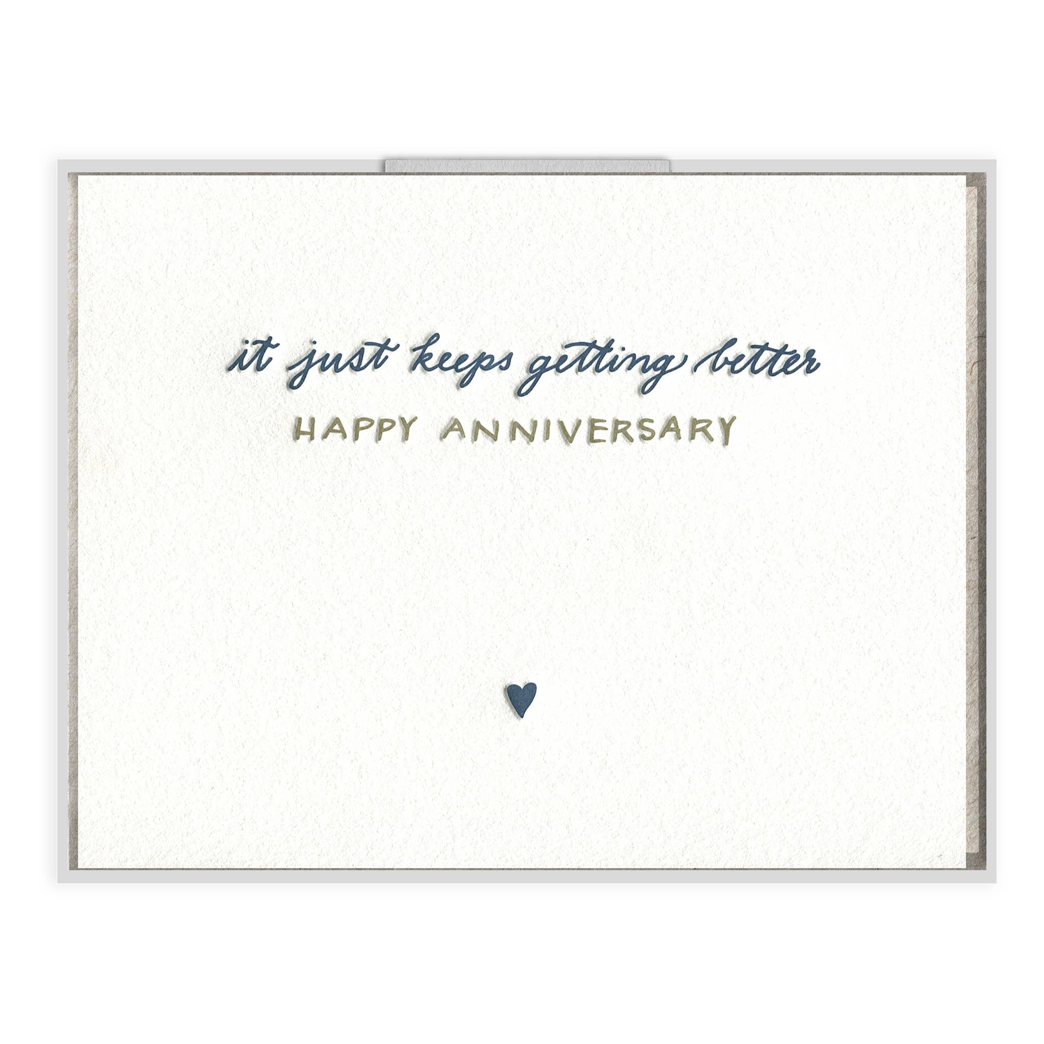 INK MEETS PAPER - Happy Anniversary card