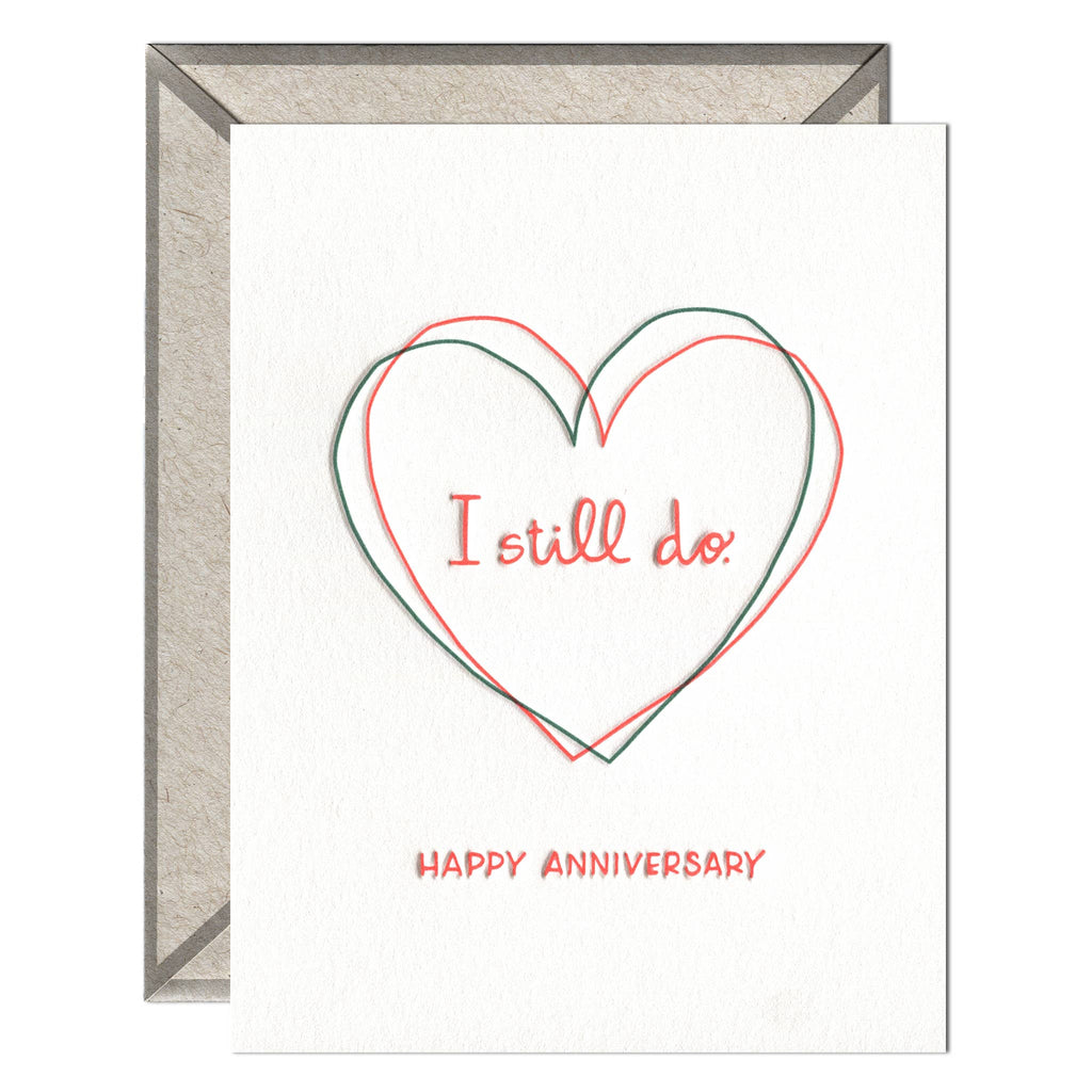 INK MEETS PAPER - I Still Do - Love + Anniversary card