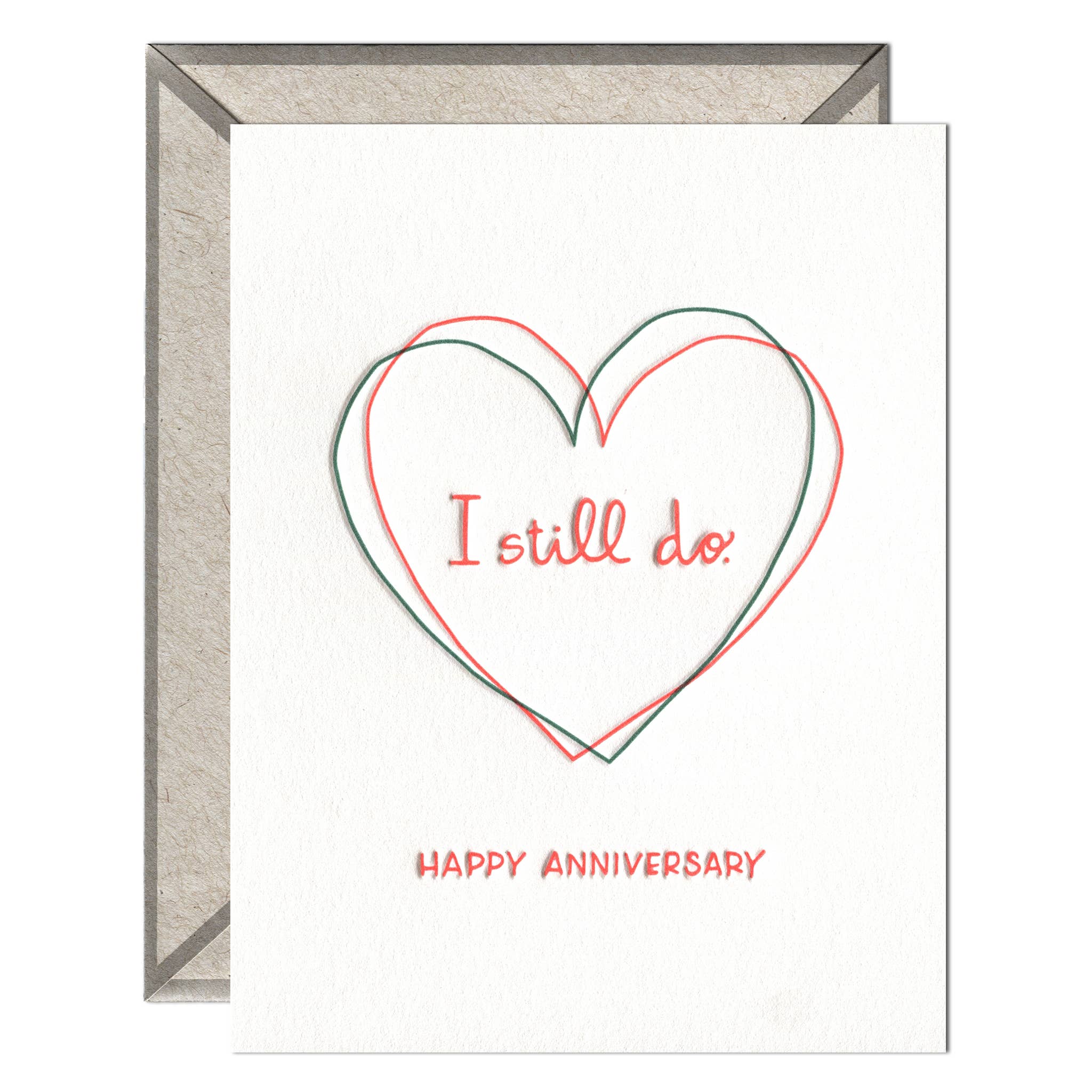 INK MEETS PAPER - I Still Do - Love + Anniversary card