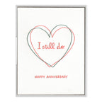 INK MEETS PAPER - I Still Do - Love + Anniversary card