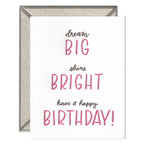 INK MEETS PAPER - Big Bright Birthday - Birthday card