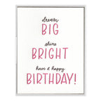 INK MEETS PAPER - Big Bright Birthday - Birthday card