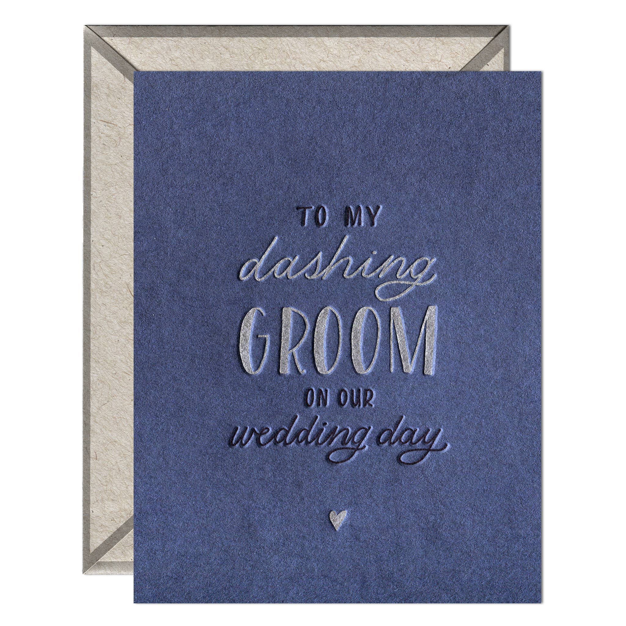 INK MEETS PAPER - Dashing Groom Wedding card