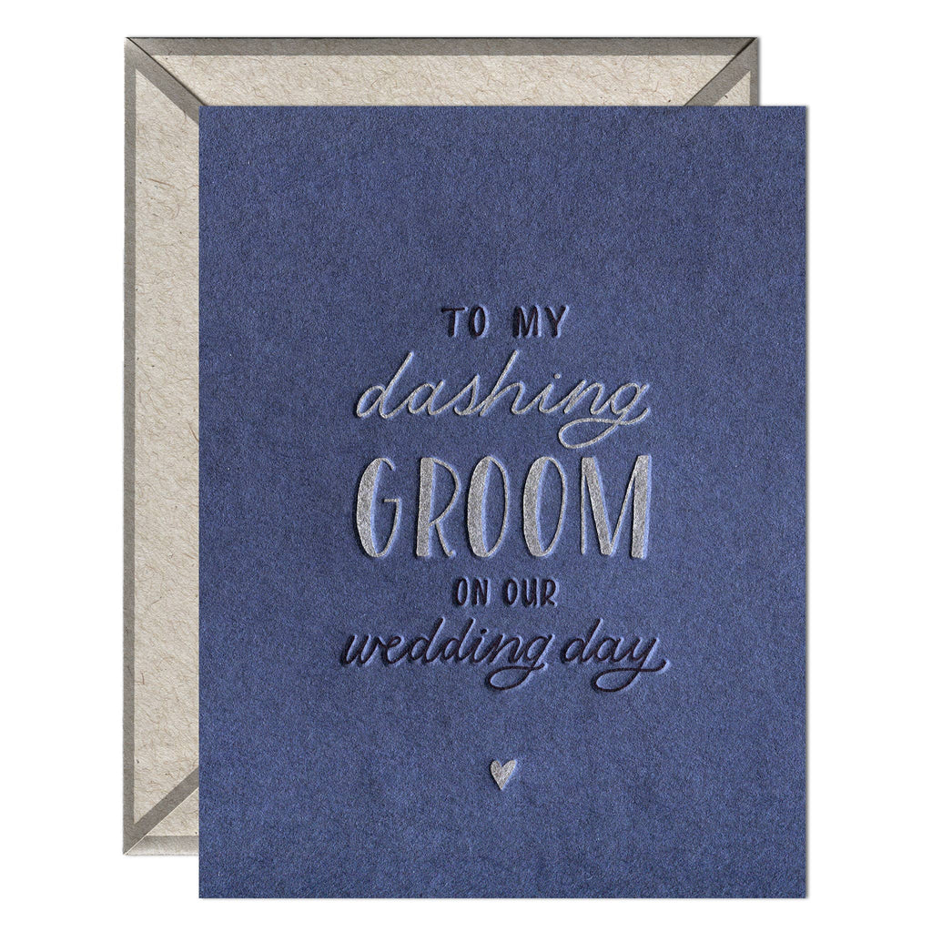 INK MEETS PAPER - Dashing Groom Wedding card
