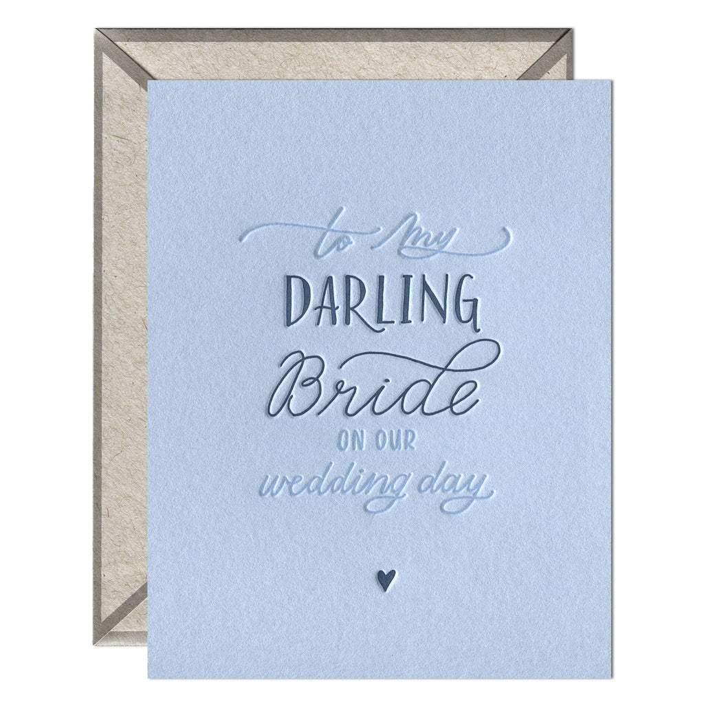 INK MEETS PAPER - Darling Bride - Wedding card