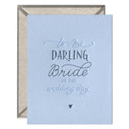 INK MEETS PAPER - Darling Bride - Wedding card