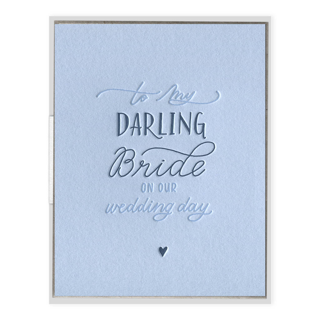 INK MEETS PAPER - Darling Bride - Wedding card