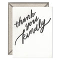 INK MEETS PAPER - Thank You Kindly - Thank You card