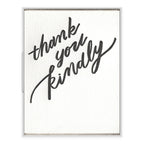 INK MEETS PAPER - Thank You Kindly - Thank You card