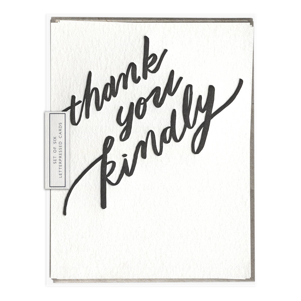 INK MEETS PAPER - Thank You Kindly - Thank You card