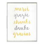 INK MEETS PAPER - Thank You Languages - Thank You card