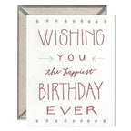 INK MEETS PAPER - Happiest Birthday Ever - Birthday card