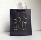 Steel Petal Press - Holy Shit Old Gift Bag - Metallic Foil-Stamped Gift Bag