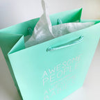 Steel Petal Press - Awesome Babies Gift Bag - Metallic Foil-Stamped Gift Bag