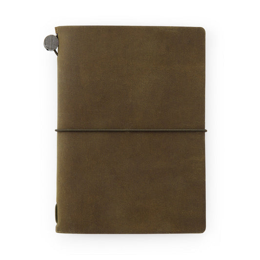 Travelers Company, Notebook Cover, Passport Size, Olive